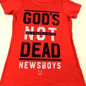 NEWSBOYS N21 GOD'S NOT DEAD Concert Tee